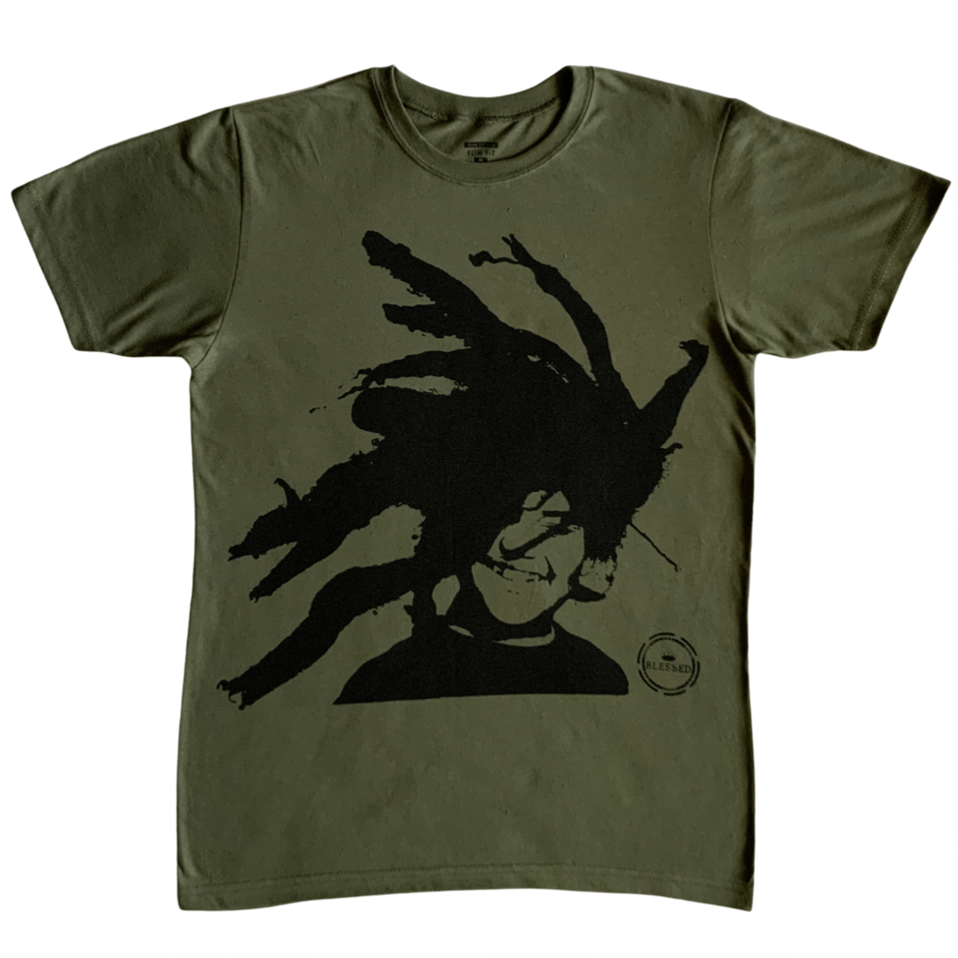 FLYING LOCS Army Green Adult T-Shirt